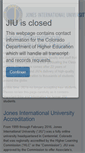 Mobile Screenshot of jiu.edu